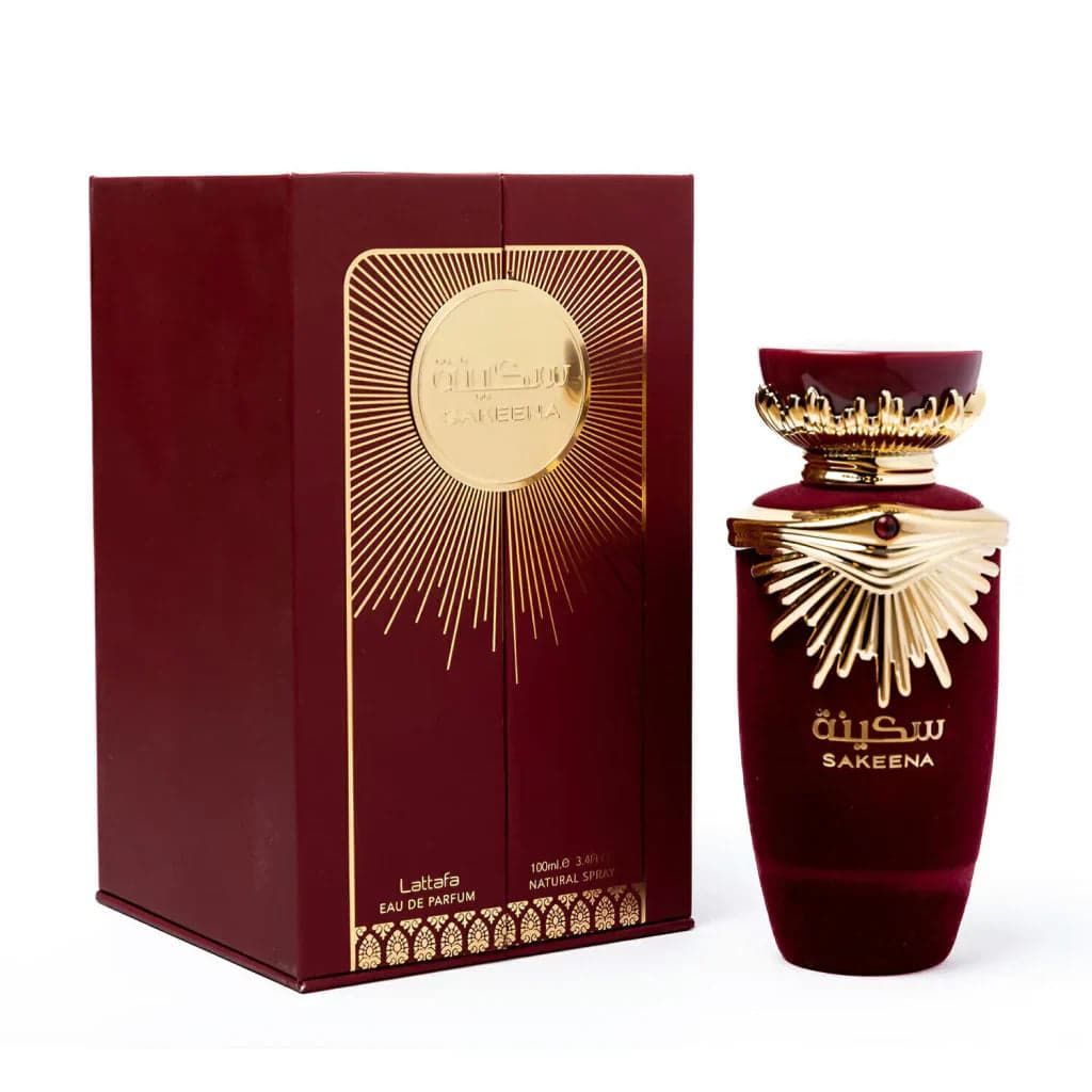 Lattafa Sakeena — Eau de Parfum Feminino 100ml · Perfume florais de luxo